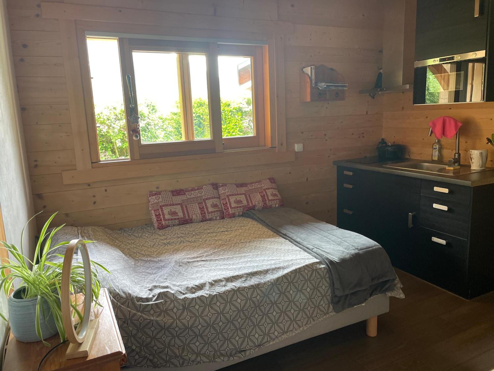 Studio 1 Piece Situe Dans Un Chalet Beaufort (Savoie) Exterior foto